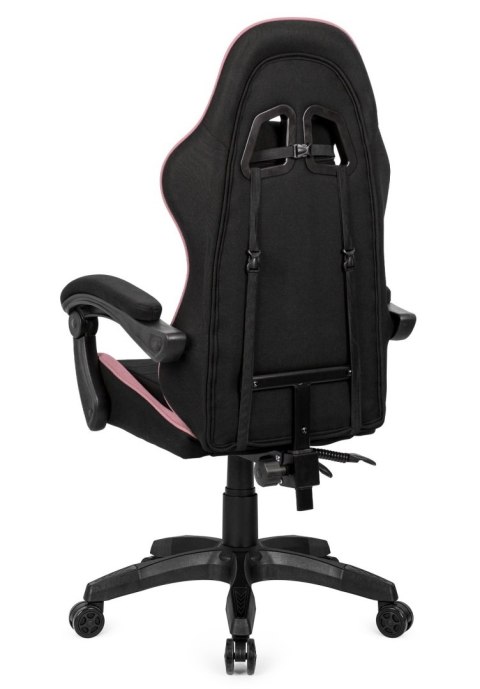Fotel obrotowy gamingowy ENZO XL PINK FABRIC