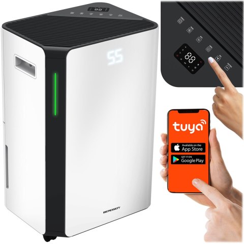 Osuszacz powietrza kompresorowy - pochłaniacz wilgoci 20l/24h higrostat Berdsen BD-532 biały