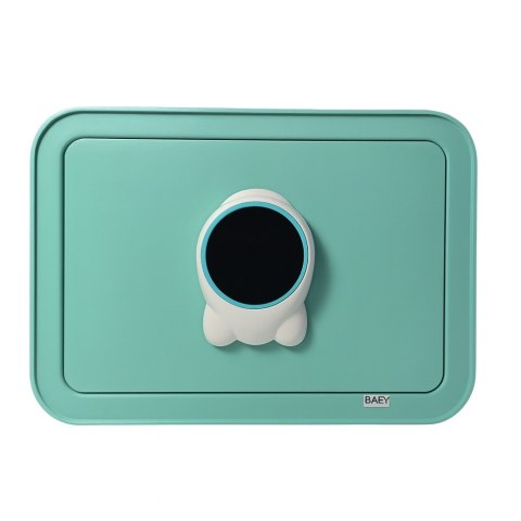 Zielony sejf biurowy domowy na kod i klucz