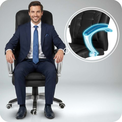 Fotel biurowy obrotowy Sofotel czarny