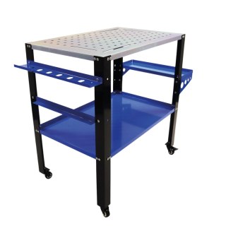 Mobilny Stół Spawalniczy Perforowany 81x52x87cm 250kg Bituxx