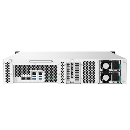 QNAP | 12-Bay | TS-1232PXU-RP-4G | AnnapurnaLabs Alpine | AL324 quad-core | Processor frequency 1.7 GHz | 4 GB | DDR4