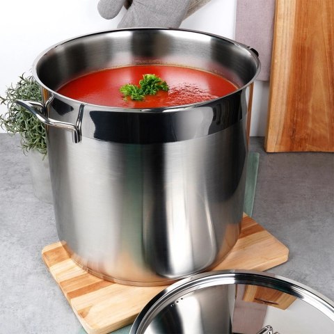 Garnek Stalowy 18,2 L ORION ANETT Mega 30 cm Indukcja Zmywarka