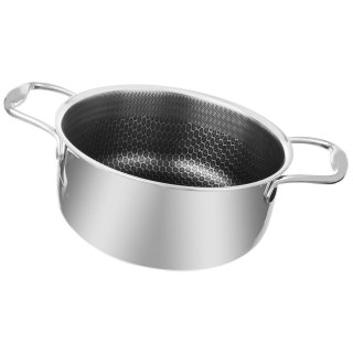 Garnek Stalowy 2,75 L ORION COOKCELL HYBRYD 20 cm Indukcja Zmywarka