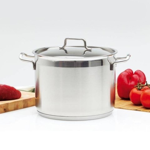 Garnek Stalowy 3,5 L ORION ANETT 18 cm z Pokrywką Indukcja Zmywarka