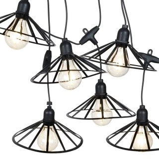 Girlanda Ogrodowa Żarówki Lampki Świąteczne VILDE LED 5,5 m 6 szt.