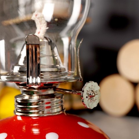 Lampa naftowa ceramiczna TECKA 530 ml, 28,5 cm