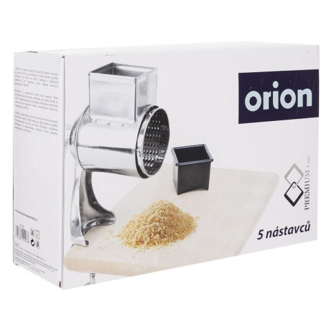 Maszynka do Mielenia Tarcia Mięsa Sera Warzyw Ręczna Solidna ORION 6 el.