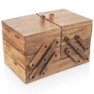 Niciarka Pojemnik Organizer na Nici Drewniana Pojemna ORION 30,5/71x18x21cm