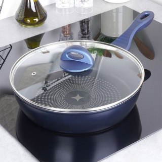 Patelnia Diamentowa z Pokrywką 28 cm ORION Wysoka do Indukcji