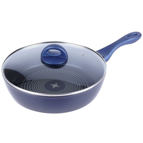 Patelnia Diamentowa z Pokrywką 28 cm ORION Wysoka do Indukcji
