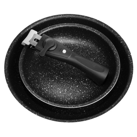 Patelnia Granitowa Zestaw Indukcja Gaz Grande 20/26 cm 3 el.