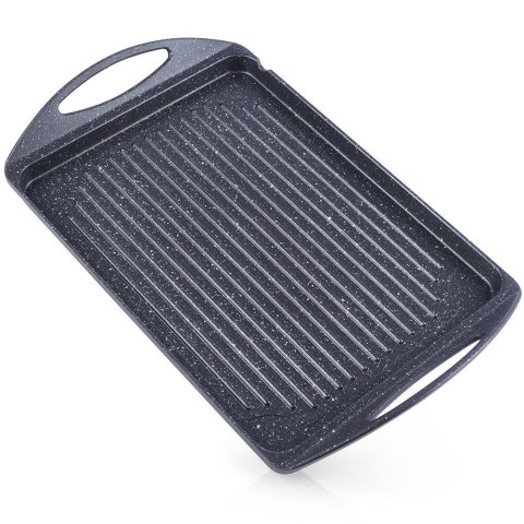 Płyta do Grillowania Granitowa Ryflowana Nieprzywierająca Grande 42x27 cm