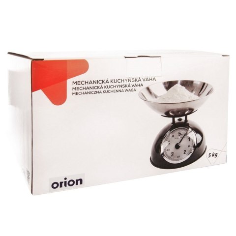 Waga Kuchenna Mechaniczna Metalowa 5 kg ORION Styl Retro 24,5 x 26 cm