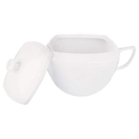 Waza na Zupę Dania Porcelanowa Elegancka Biała Duża z Pokrywą ORION 3,5 l