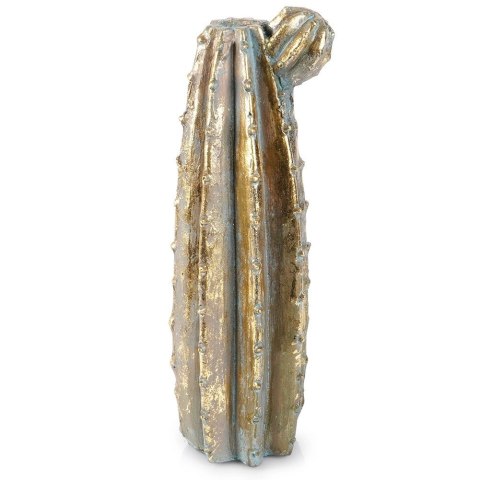 Wazon na Kwiaty Złoty Kaktus Ozdobny Dekoracyjny VILDE 47,5 cm