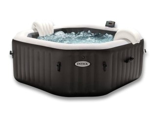 Nadmuchiwane SPA ośmiokątne basen z hydromasażem 4 os. 180x71 cm akcesoria premium INTEX 28458