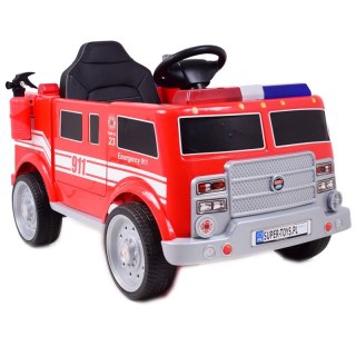Wóz Strażacki Elektryczny dla Dzieci z Gaśnicą i Kogutami P17