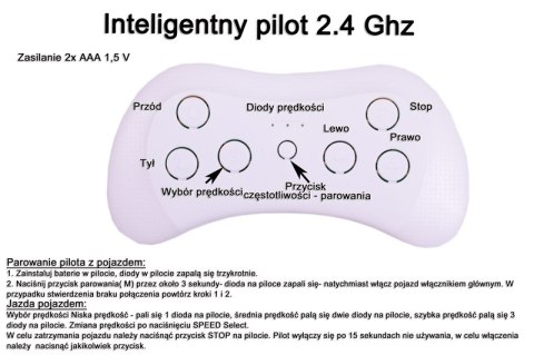 Spychacz na Akumulator dla Dziecka Pilot ABM-6188