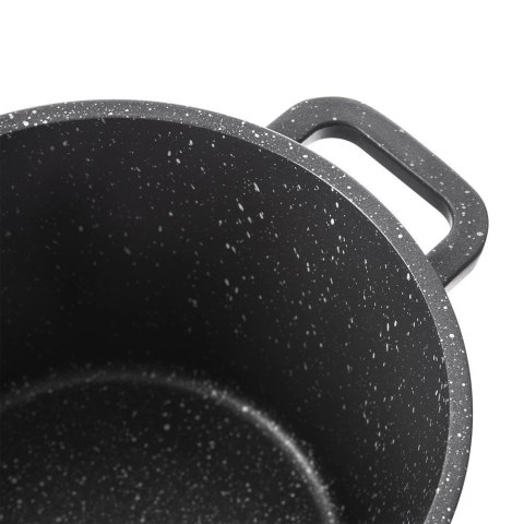 Garnek Granitowy ORION GRANDE Wysoki 25 cm 7,6 L Indukcja Piekarnik