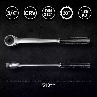 Grzechotka 3/4" z otworem