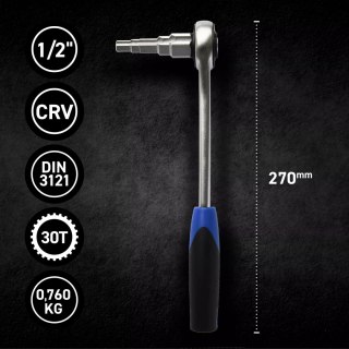 Grzechotka RH-02 1/2" z kluczem do śrubunków