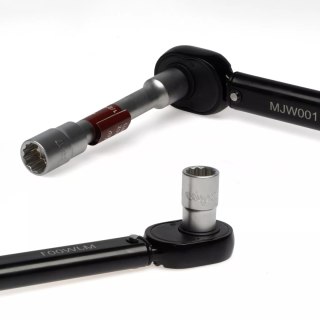 Klucz dynamometryczny 1/2" 28-210 Nm z nasadkami i przedłużaczem
