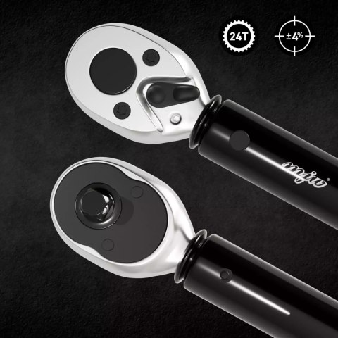 Klucz dynamometryczny 3/8" 19-110 Nm czarny