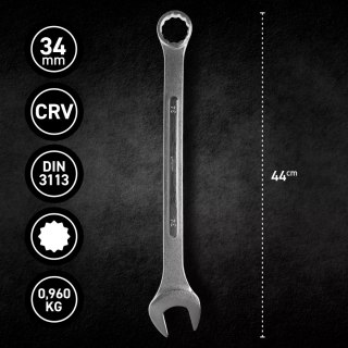 Klucz płasko-oczkowy 34 mm
