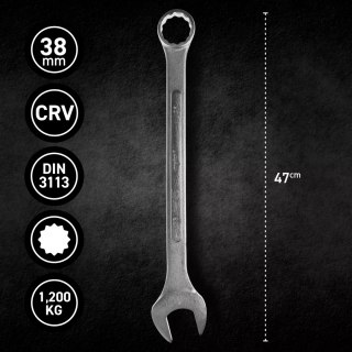 Klucz płasko-oczkowy 38 mm