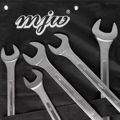 Komplet kluczy płasko-oczkowych 34-50 mm