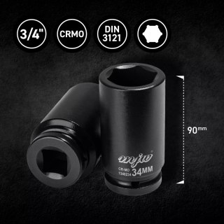 Nasadka udarowa 3/4" 6-kąt długa 40 mm