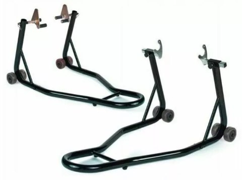 Podnośnik - stojak na motocykl. Zestaw przód tył 2 sztuki