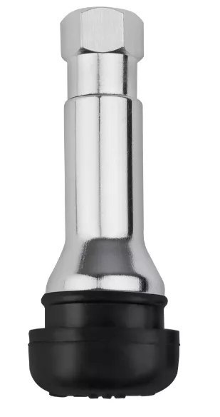 Zawór TR414 chromowany wentyl bezdętkowy do kół samochodowych 100 sztuk