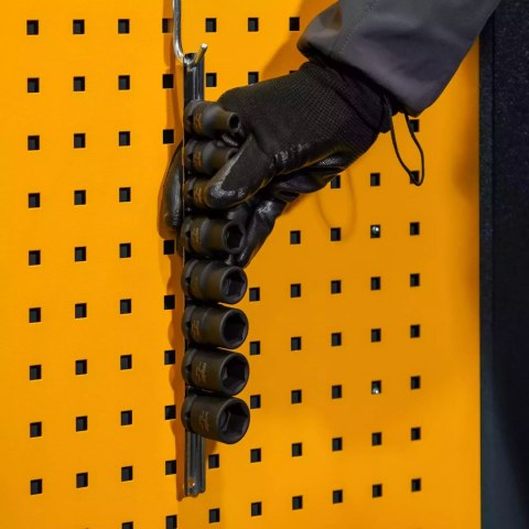 Zestaw nasadek udarowych 1/2" na szynie