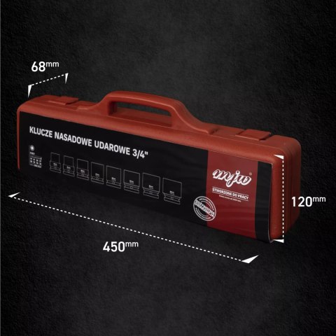 Zestaw nasadek udarowych 3/4"