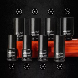 Zestaw nasadek udarowych długich 3/4"