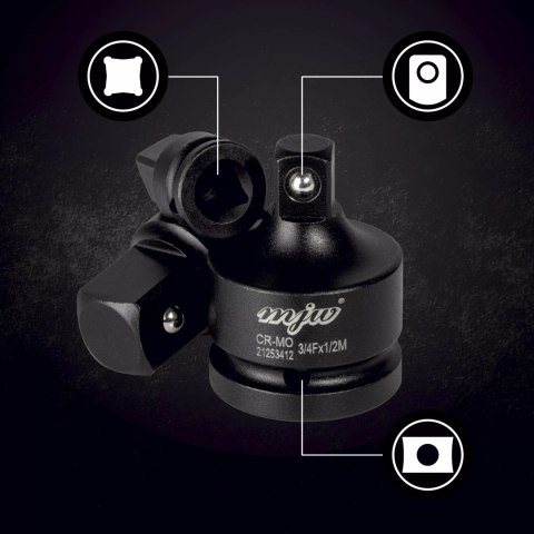 Zestaw redukcji udarowych CrMo 6 elementów