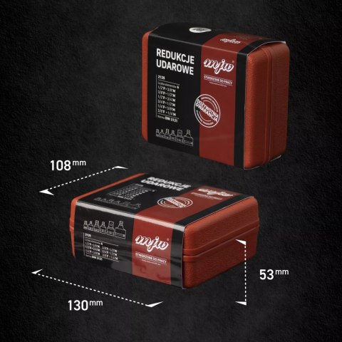 Zestaw redukcji udarowych CrMo 6 elementów