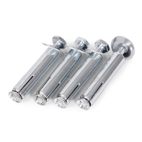 Blokada parkingowa składana zapora 45 cm na kłódkę z odblaskowymi pasami