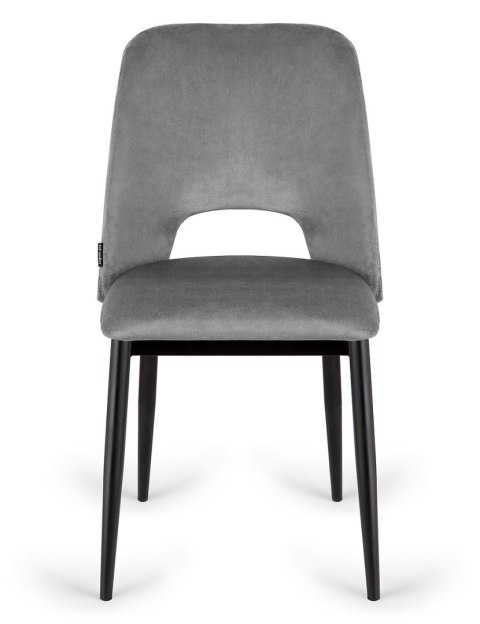 Krzesło tapicerowane GOTI GREY VELVET II GATUNEK