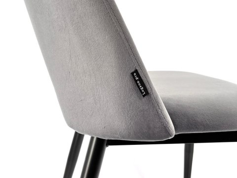 Krzesło tapicerowane GOTI GREY VELVET II GATUNEK