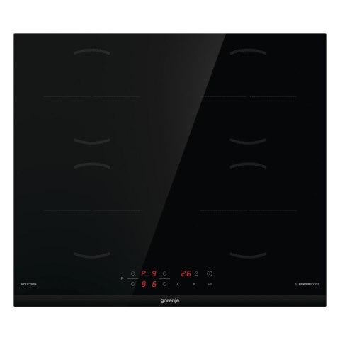 Gorenje Hob | GI6401BCE | Induction | Number of burners/cooking zones 4 | Touch control | Timer | Black