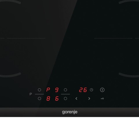 Gorenje Hob | GI6401BCE | Induction | Number of burners/cooking zones 4 | Touch control | Timer | Black