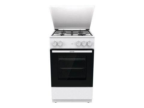 Kuchenka Gorenje | GG5A14WJ | Typ płyty gazowej | Typ piekarnika gazowy | Biały | Szerokość 50 cm | Głębokość 59,4 cm | 70 L