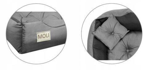 LEGOWISKO PERSONALIZOWANE MIKROFIBRA 100x75 SZARE