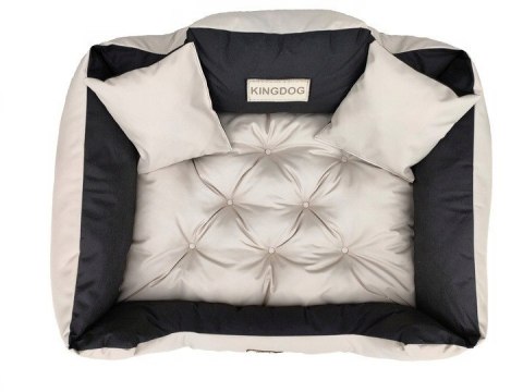 Legowisko Imię Pupila KINGDOG 115x95 Beżowe