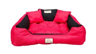Legowisko Imię Pupila KINGDOG 115x95 Czerwone