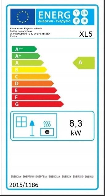 PIEC ŻELIWNY PIECYK KOZA KOMINEK ATENA 9KW - DOSTAWA GRATIS