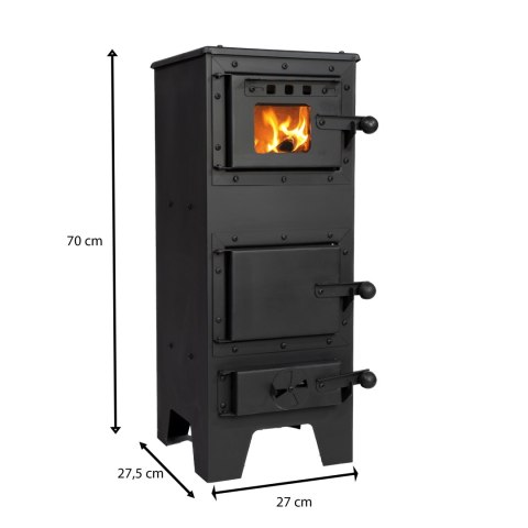 Piec Szamotowy Demeter 7 kW Typu Koza Stalowy Ekoprojekt 2022